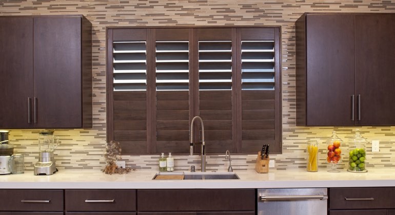 Hartford cafe kitchen shutters